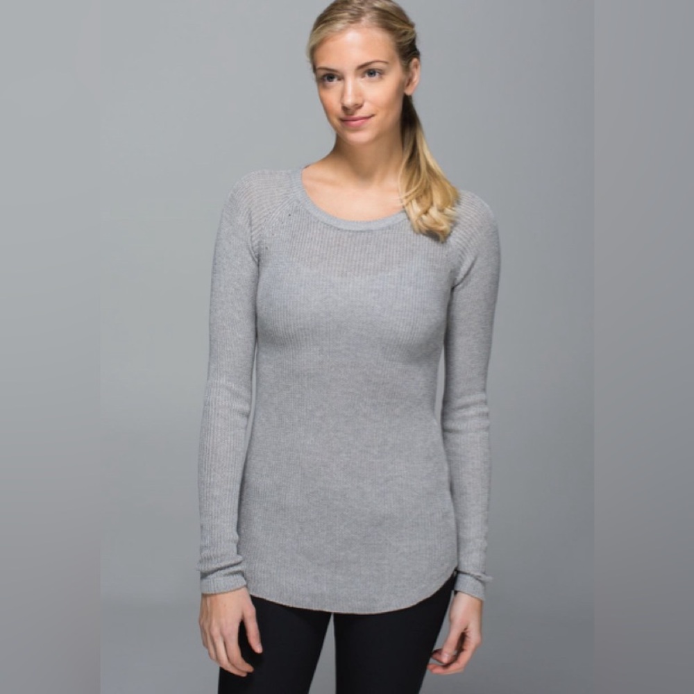 Lululemon cabin yogi, pullover, sweater, cashmere cashlux 6